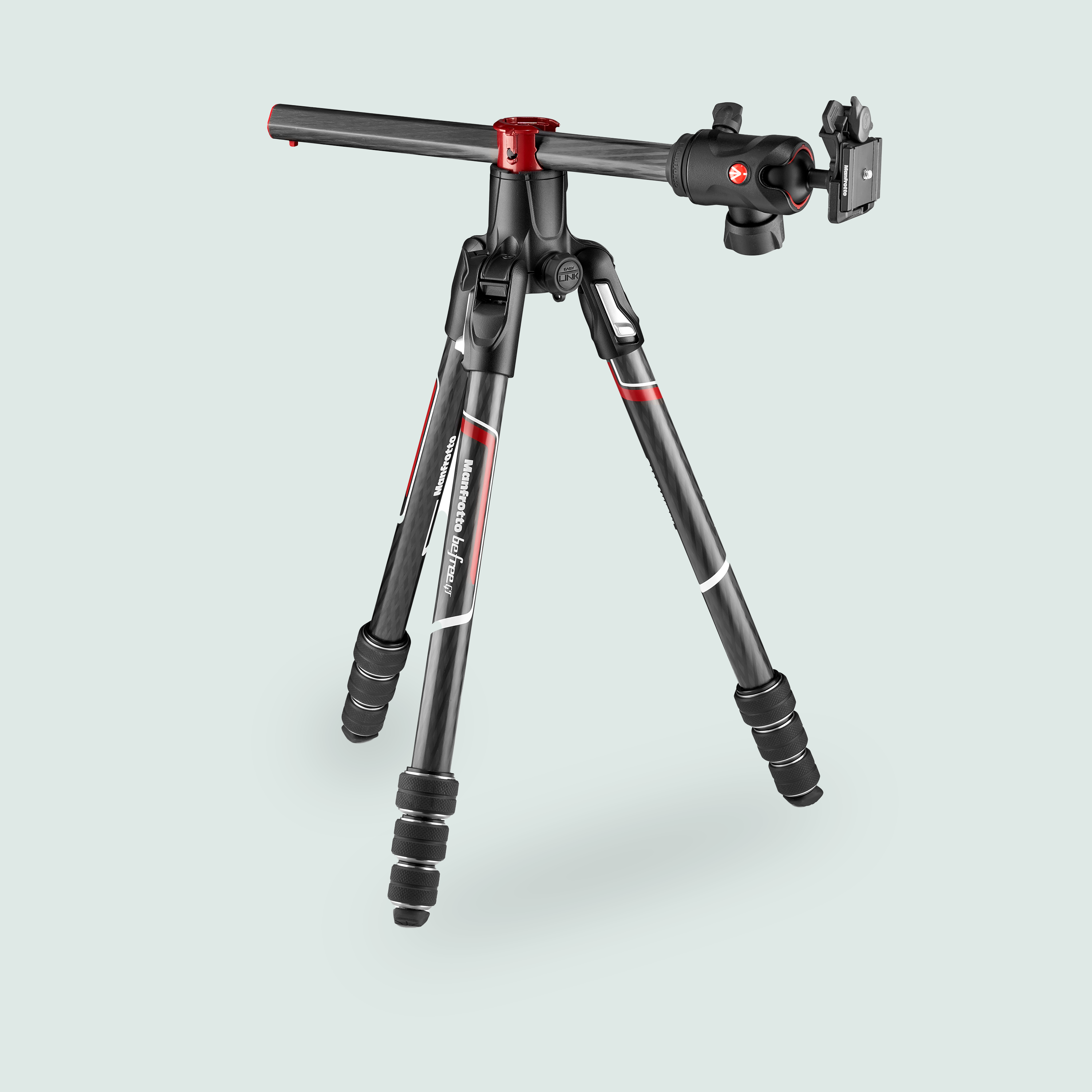 Manfrotto Tripod Kit Befree GT XPRO CF 43-162cm 10kg Payload feat. 90 Deg column