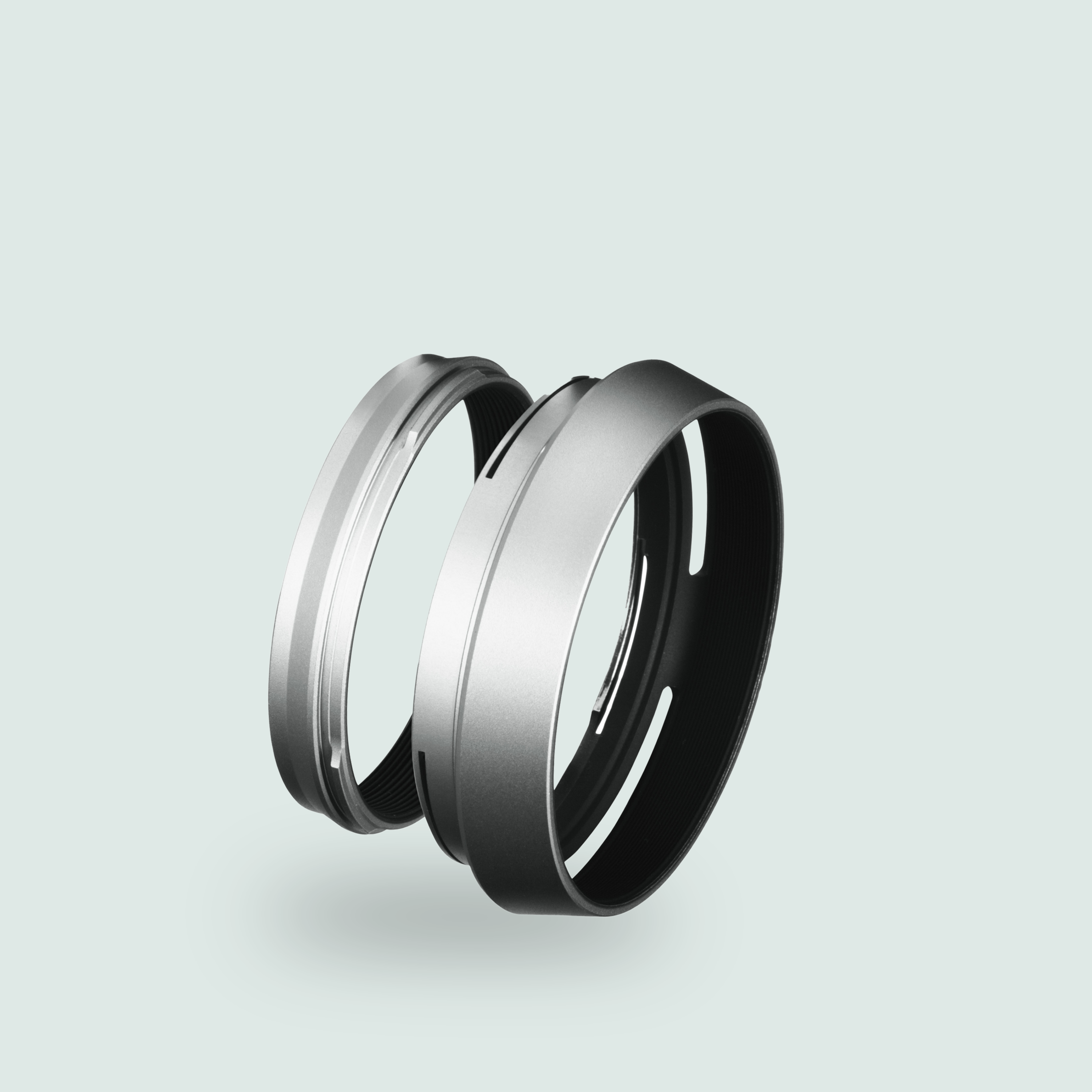LH-X100 + AR-X100 Lens Hood Adaptor Ring Kit Silver