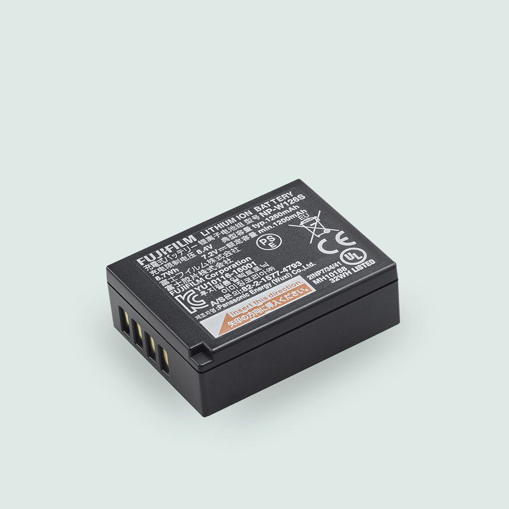 NP-W126S Li-ion Rechargeable Battery | Fujifilm AU House of Photography