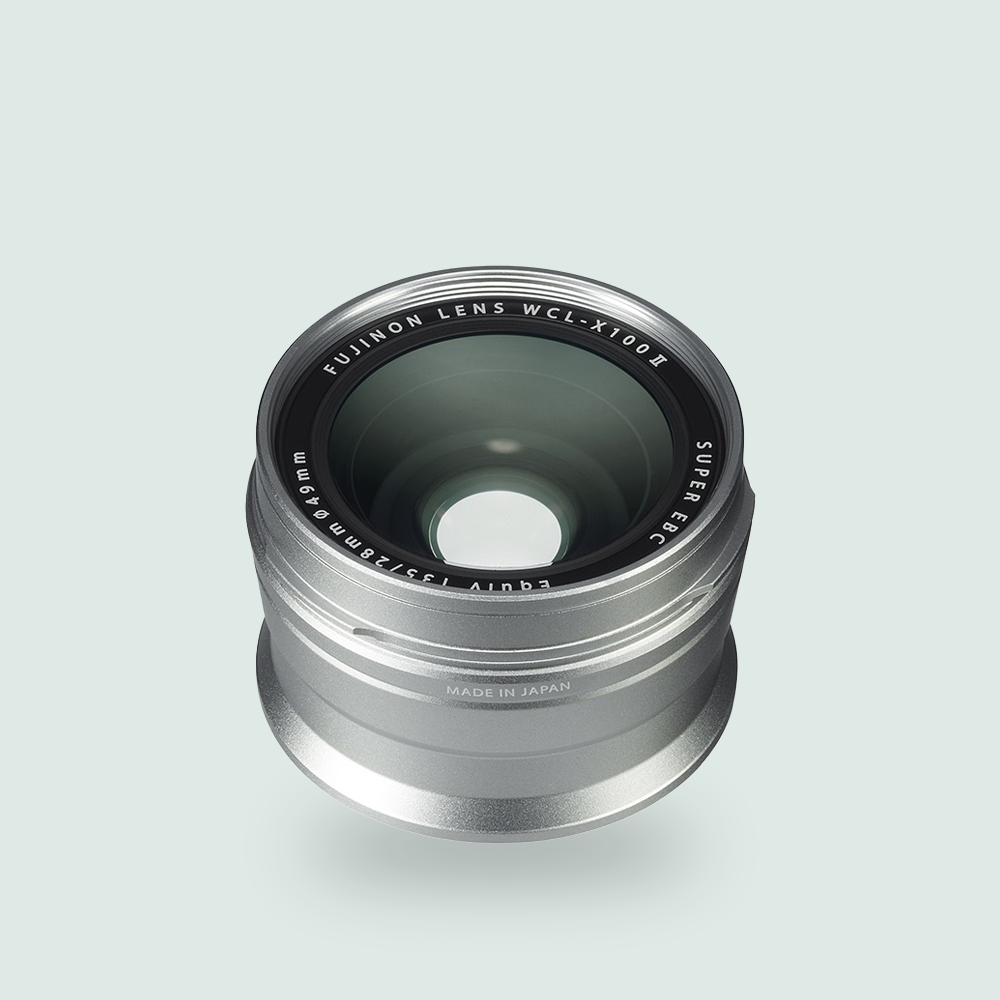 WCL-X100 II Wide Conversion Lens Silver